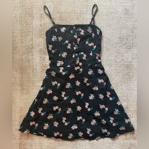 Floral Cotton Spaghetti Strap Sundress